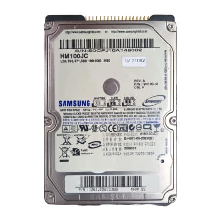 Disco Duro Samsung HM100JC 100GB 2,5″ 5400RPM